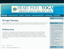 Tablet Screenshot of heartpathyoga.com